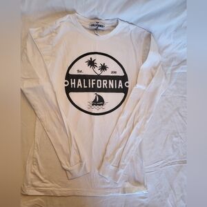 Halifornia Graphic White Long Sleeve Shirt